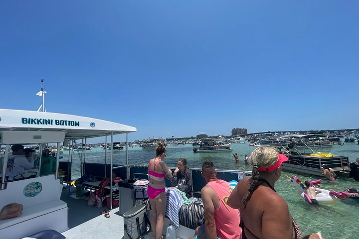 4 Hour Crab Island swim excursion in Destin!! Family friendly