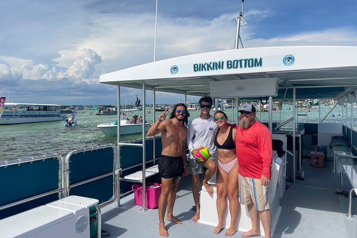4 Hour Crab Island swim excursion in Destin!! Family friendly
