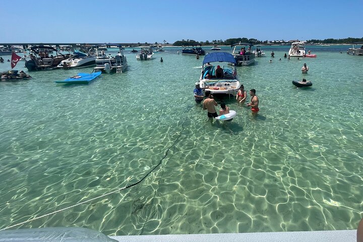 4 Hour Crab Island swim excursion in Destin!! Family friendly