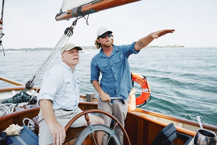 Sailing on Historic Schooner Yacht in Salem, MA