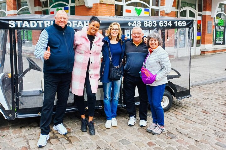 Gdansk: 2H City Sightseeing Tour LIVE GUIDED by Buggy/Golf cart
