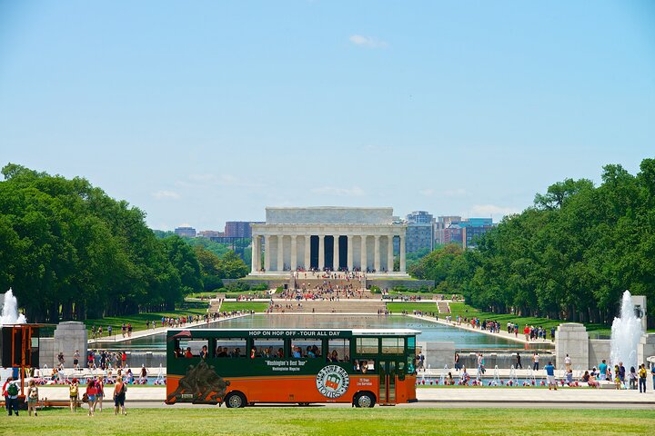 Hop-On Hop-Off 21 Stop Trolley Tour + Arlington Cemetery Tour
