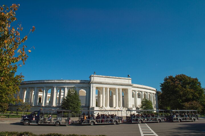 Hop-On Hop-Off 21 Stop Trolley Tour + Arlington Cemetery Tour