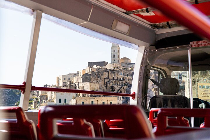 Matera Official Open Bus Tour with entrance to Casa Grotta