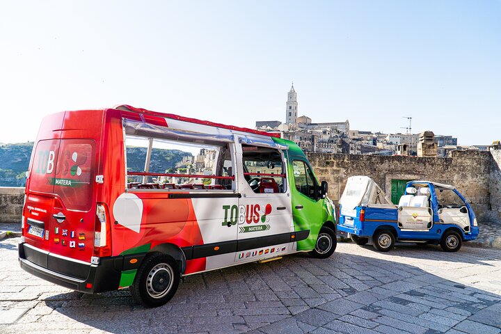 Matera Official Open Bus Tour with entrance to Casa Grotta