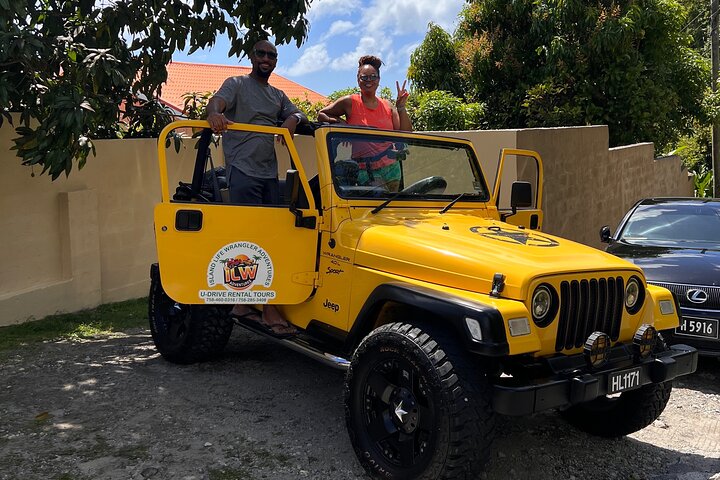 Half Day Private Tour in St. Lucia Jeep Wrangler