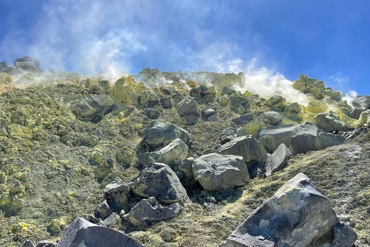 Half-Day Private Tour in Sierra Negra Volcano's Sulfur fumaroles