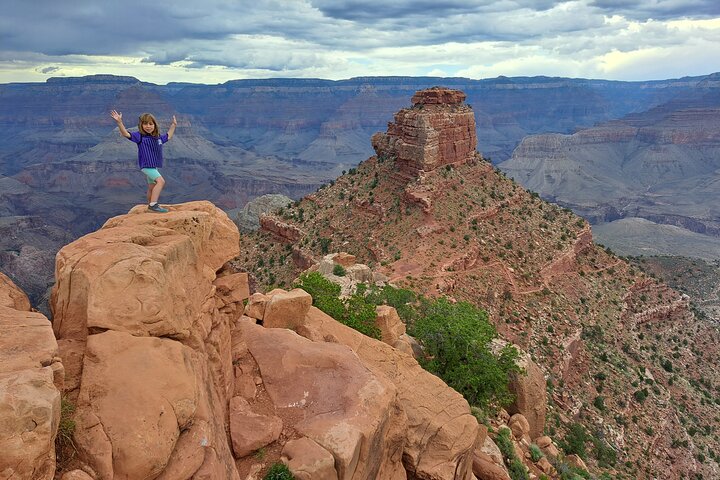 Grand Canyon Sunset Hiking Adventure Deep Below The South Rim