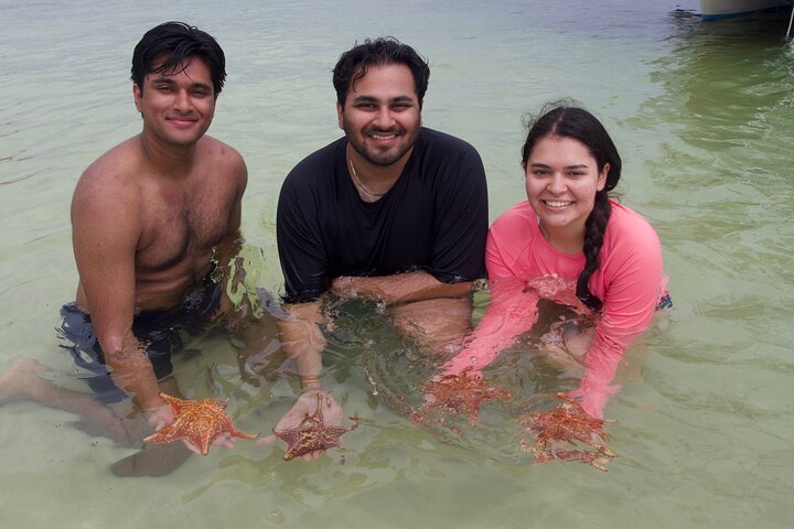 3-Stop Stingray City, Reef Snorkel & Starfish Point Tour
