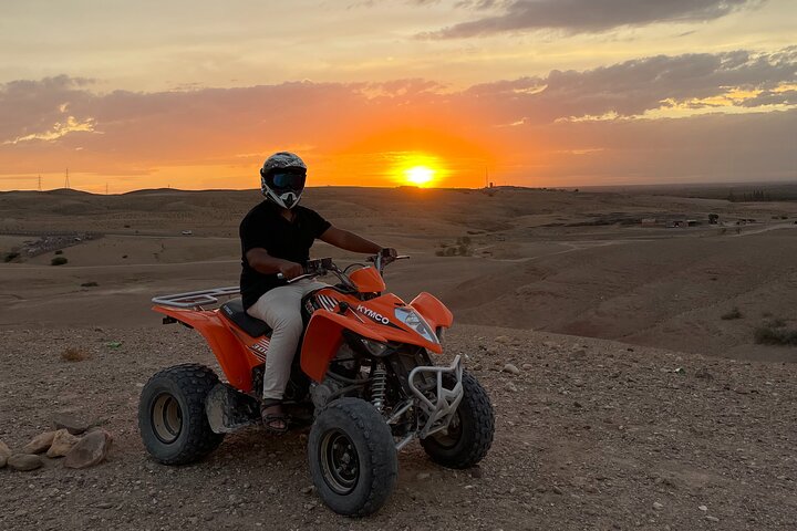 Quad and Dinner Show at Agafay Desert