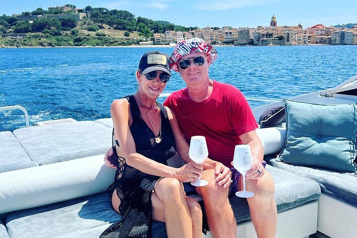 Full Day Private Yacht Charter on our Pershing 40 in Saint Tropez