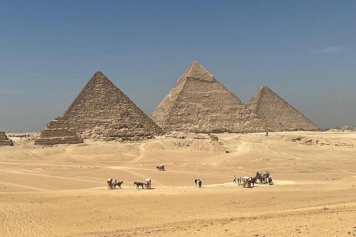 Cairo By Big Bus full day From Hurghada (Pyramids-sphinx-Egyptian Museum-Lunch)
