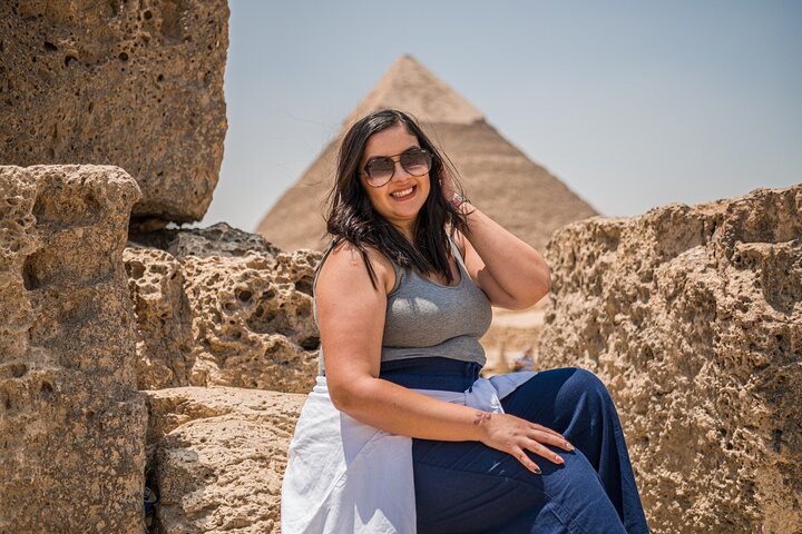 Half Day Tour Giza Pyramids& Great Sphinx with Private Tour Guide