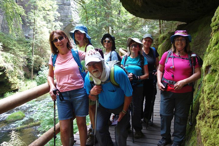 From Dresden: Bastei Bridge, Gorge Boat & Narnia Rocks Tour