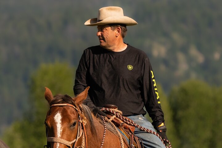 Horseback Riding with Grand Teton Views in Jackson Hole