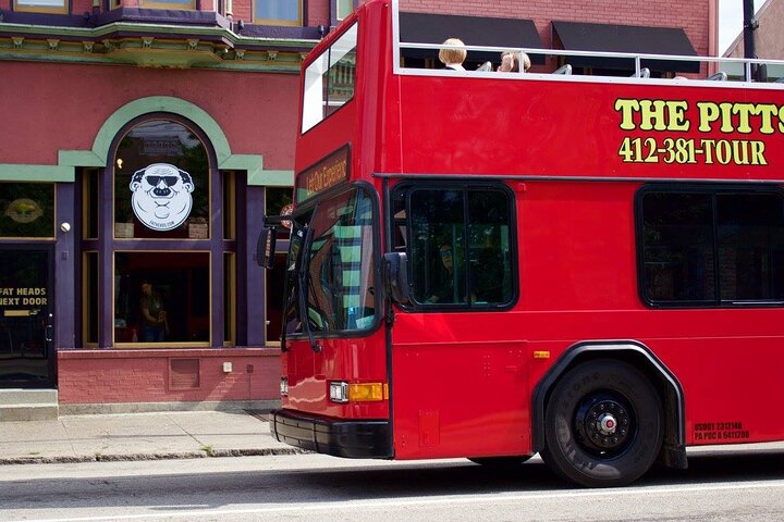 Double Decker bus sightseeing tour of Pittsburgh.