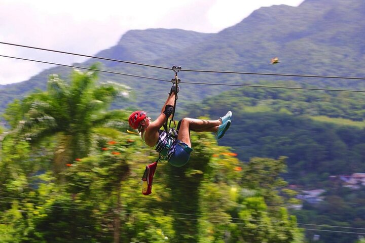 El Yunque Ziplining in Puerto Rico