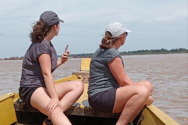 4 hours taking tuk tuk to see Mekong dolphins and countryside