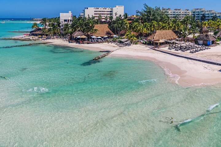 Isla Mujeres Cruise with Beach Club, Snorkel, Lunch and Open Bar
