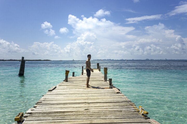 Isla Mujeres Cruise with Beach Club, Snorkel, Lunch and Open Bar