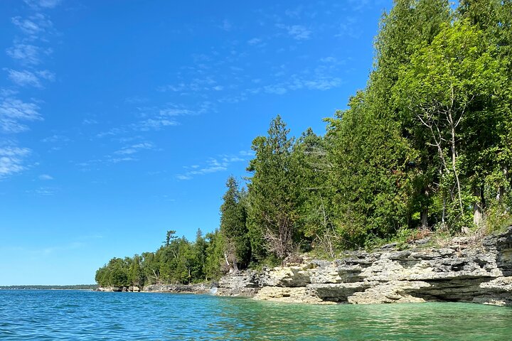 Whitefish Dunes State Park & Cave Point Kayak Tour