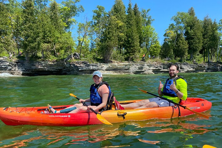 Whitefish Dunes State Park & Cave Point Kayak Tour