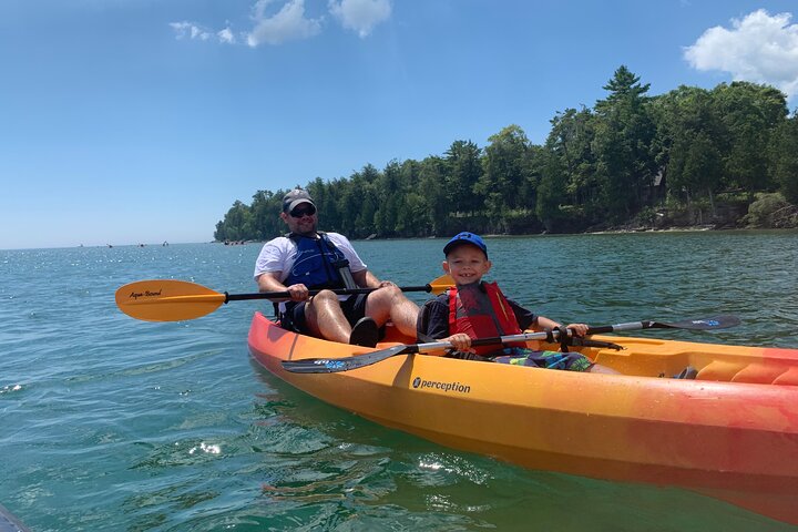 Whitefish Dunes State Park & Cave Point Kayak Tour
