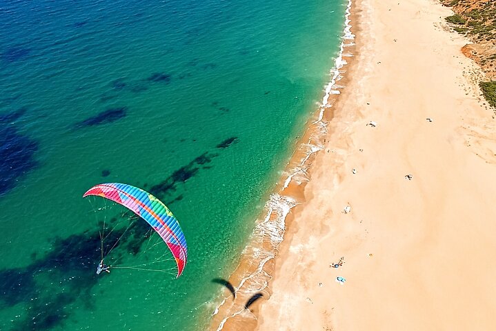 Paragliding Flight in Nazaré