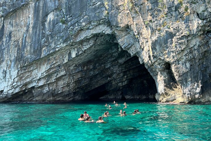 Pelion Boat Trip to "Poseidon's Caves"