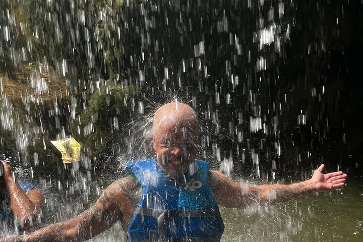 Cave, Waterfall and River Adventure in Charco Azul from San Juan