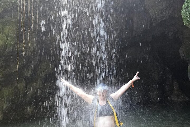 Cave, Waterfall and River Adventure in Charco Azul from San Juan