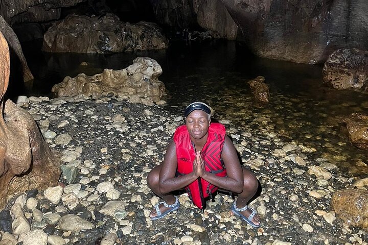 Cave, Waterfall and River Adventure in Charco Azul from San Juan