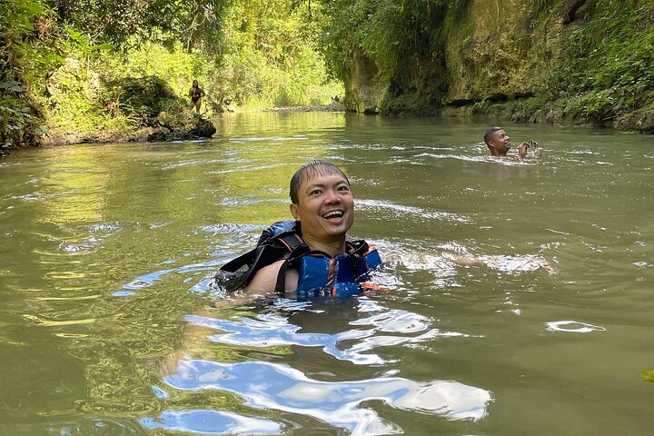 Cave, Waterfall and River Adventure in Charco Azul from San Juan