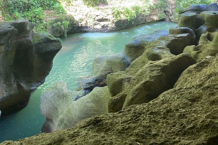 Cave, Waterfall and River Adventure in Charco Azul from San Juan