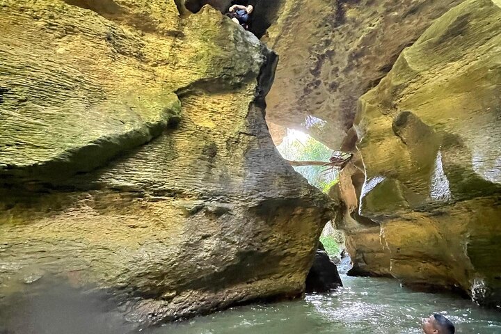 Cave, Waterfall and River Adventure in Charco Azul from San Juan