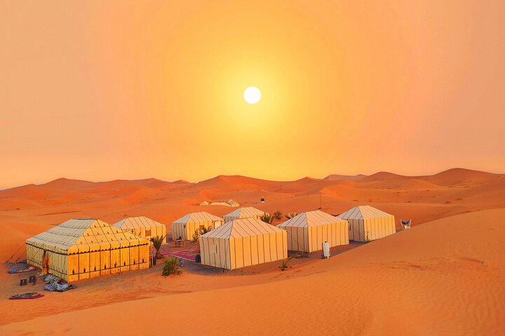 Night in Erg chebbi Desert, Camel Ride, Departure From Errachidia