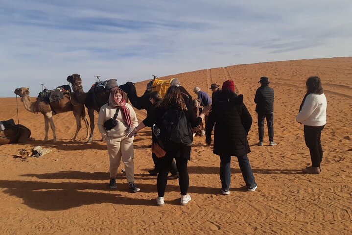Night in Erg chebbi Desert, Camel Ride, Departure From Errachidia