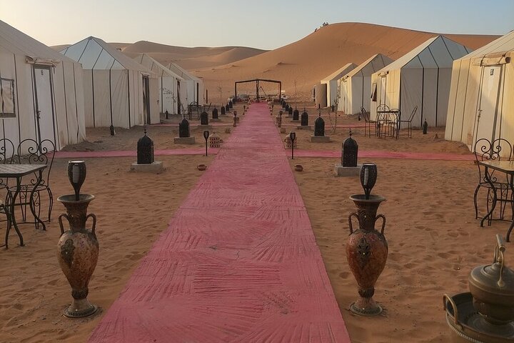 Night in Erg chebbi Desert, Camel Ride, Departure From Errachidia