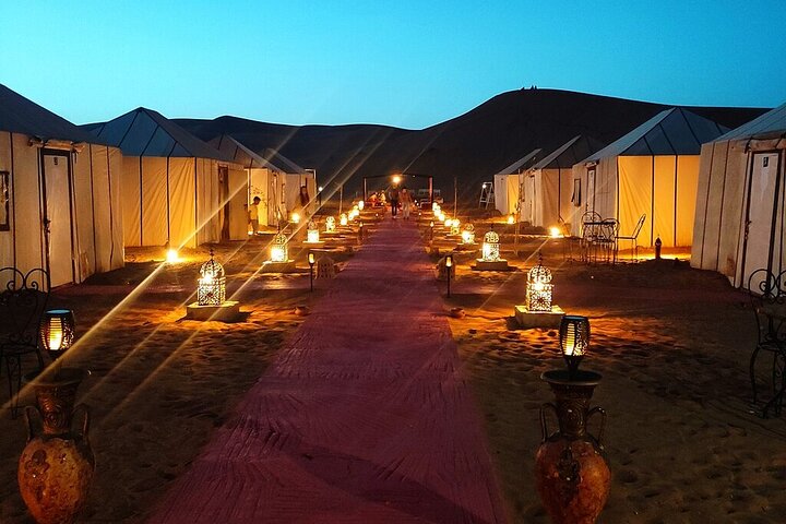 Night in Erg chebbi Desert, Camel Ride, Departure From Errachidia