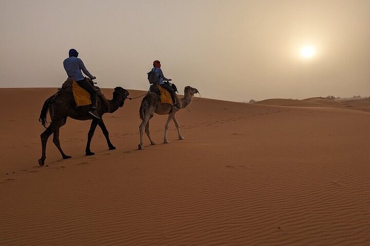 Night in Erg chebbi Desert, Camel Ride, Departure From Errachidia