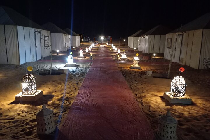 Night in Erg chebbi Desert, Camel Ride, Departure From Errachidia