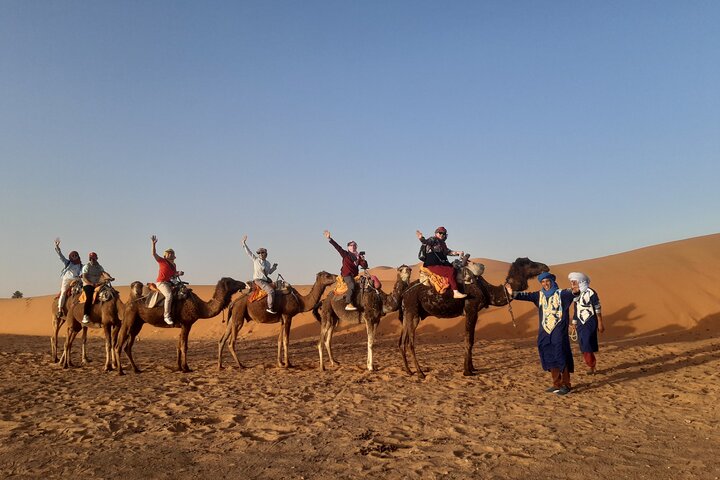 Night in Erg chebbi Desert, Camel Ride, Departure From Errachidia