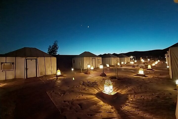 Night in Erg chebbi Desert, Camel Ride, Departure From Errachidia