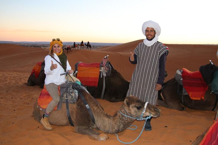Night in Erg chebbi Desert, Camel Ride, Departure From Errachidia