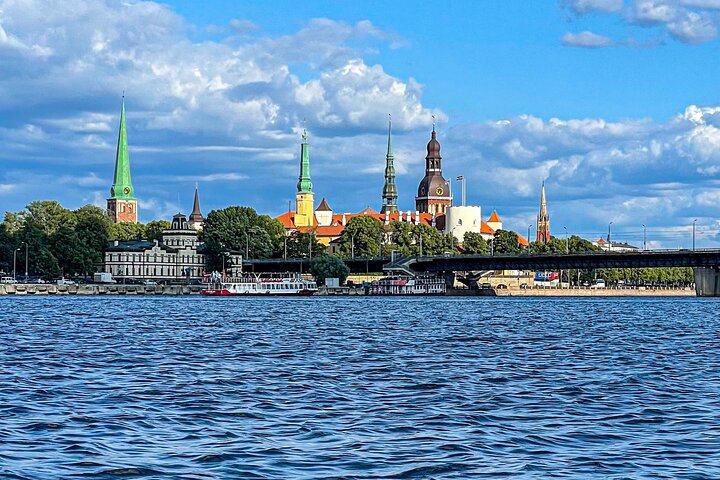 Riga Sightseeing Tour by Canal Boat with Audioguide