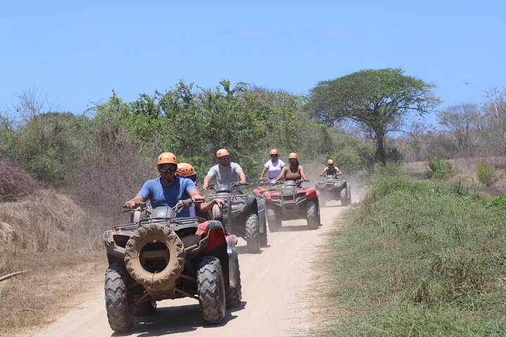 Jungle and beach ATV tour + lunch + tequila tasting