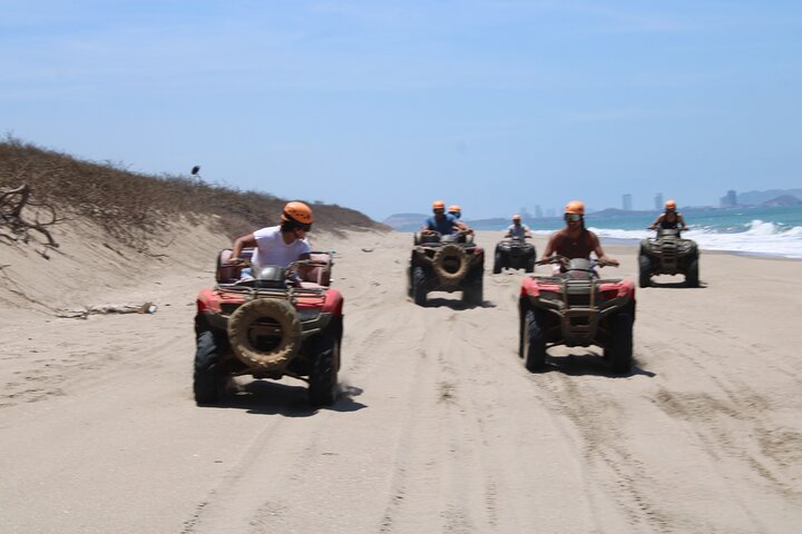 Jungle and beach ATV tour + lunch + tequila tasting