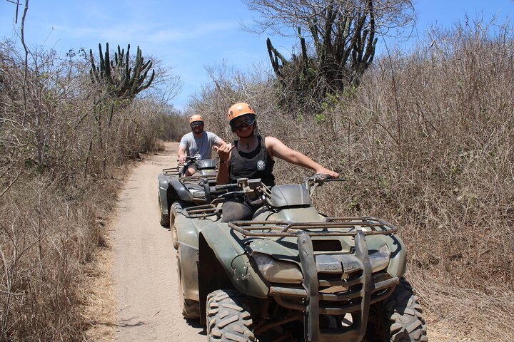 Jungle and beach ATV tour + lunch + tequila tasting