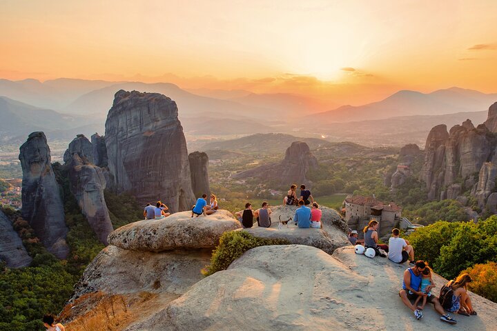 Athens: Meteora Monasteries Tour, Caves, Beachfront Stops & Lunch
