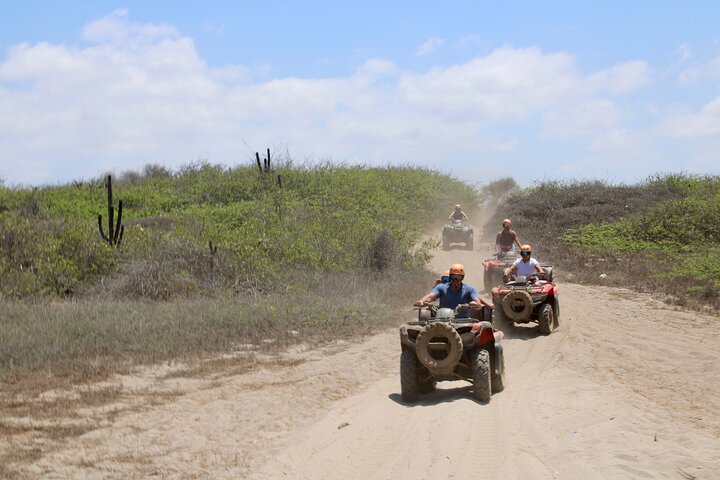 Jungle and beach ATV tour + lunch + tequila tasting